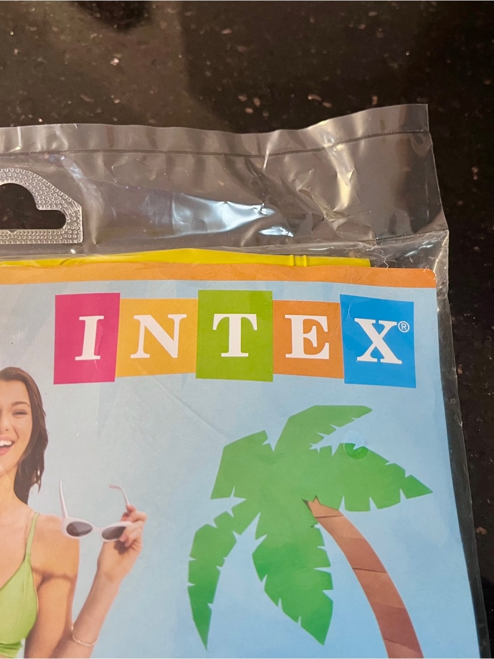 Intex Inflatable Yellow Pool Mat - Picture 5 of 7